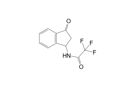 2,2,2-trifluoro-N-(3-oxo-2,3-dihydro-1H-inden-1-yl)acetamide