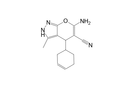 pyrano[2,3-c]pyrazole-5-carbonitrile, 6-amino-4-(3-cyclohexen-1-yl)-2,4-dihydro-3-methyl-