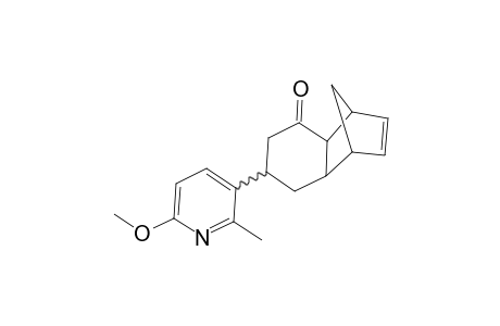 (2S*,5R*,7S*)-5-(6'-Methoxy-2'-methylpyridin-3'-yl)tricyclo[6.2.1(2,7)]undec-9-en-3-one
