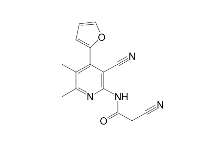 2-cyano-N-[3-cyano-4-(2-furyl)-5,6-dimethyl-2-pyridyl]acetamide