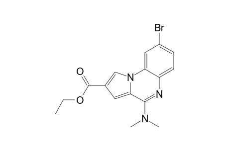 4-DIMETHYLAMINO-8-BrOMOPYRROLO-[1.2-A]-QUINOXALINE-2-CARBOXYLATE