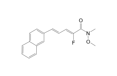 [(2Z),(4E)]-2-FLUORO-N-METHOXY-N-METHYL-5-(NAPHTHALENE-2-YL)-PENTA-2,4-DIENAMIDE