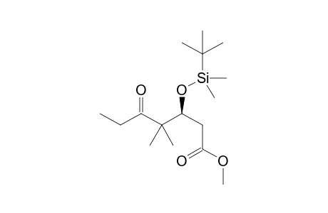 Methyl (3S)-3-(tert-butyldimethylsilyloxy)-4,4-dimethyl-5-oxoheptanoate