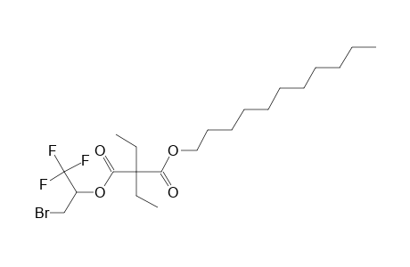 Diethylmalonic acid, 1-bromo-3,3,3-trifluoroprop-2-yl undecyl ester