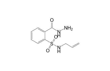 2-(Hydrazinocarbonyl)-N-(allyl)benzenesulfonamide