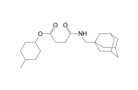 (4-methylcyclohexyl) 4-(1-adamantylmethylamino)-4-oxidanylidene-butanoate