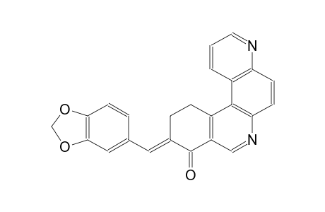 benzo[a]4,7-phenanthrolin-9(10H)-one, 10-(1,3-benzodioxol-5-ylmethylene)-11,12-dihydro-, (10E)-