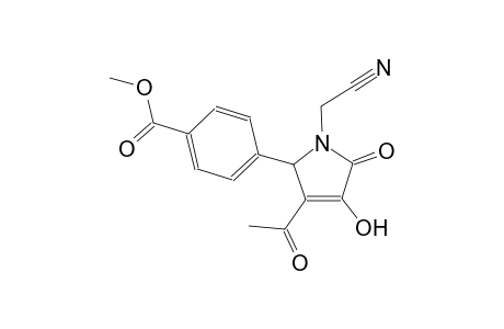 methyl 4-[3-acetyl-1-(cyanomethyl)-4-hydroxy-5-oxo-2,5-dihydro-1H-pyrrol-2-yl]benzoate