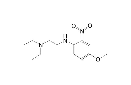 4-Methoxy-2-nitro-N-[.beta.-diethylaminoethyl]aniline
