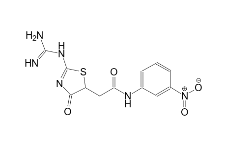 5-thiazoleacetamide, 2-[(aminoiminomethyl)amino]-4,5-dihydro-N-(3-nitrophenyl)-4-oxo-