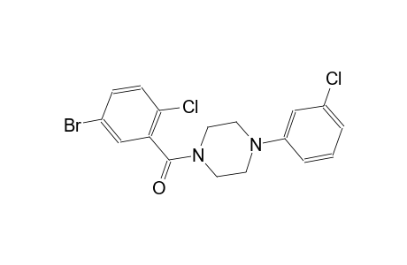 1-(5-bromo-2-chlorobenzoyl)-4-(3-chlorophenyl)piperazine