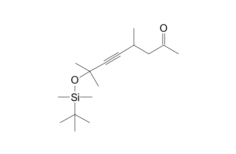 7-((tert-Butyldimethylsilyl)oxy)-4,7-dimethyloct-5-yn-2-one