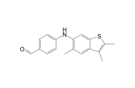 6-(4-Formylphenyl)amino-2,3,5-trimethylbenzo[b]thiophene