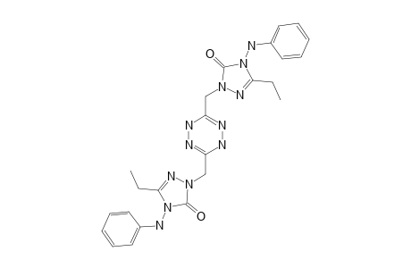 3,6-DI-(3-ETHYL-5-OXO-4-PHENYLAMINO-4,5-DIHYDRO-[1,2,4]-TRIAZOL-1-YL)-METHYL-1,4-DIHYDRO-[1,2,4,5]-TETRAZINE