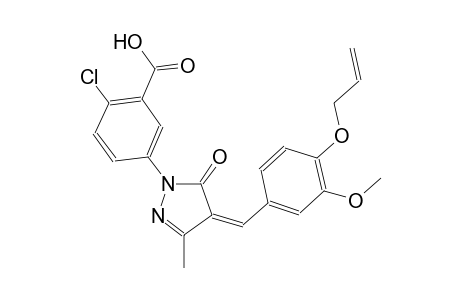 benzoic acid, 2-chloro-5-[(4Z)-4,5-dihydro-4-[[3-methoxy-4-(2-propenyloxy)phenyl]methylene]-3-methyl-5-oxo-1H-pyrazol-1-yl]-