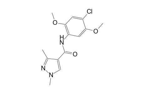 N-(4-chloro-2,5-dimethoxyphenyl)-1,3-dimethyl-1H-pyrazole-4-carboxamide