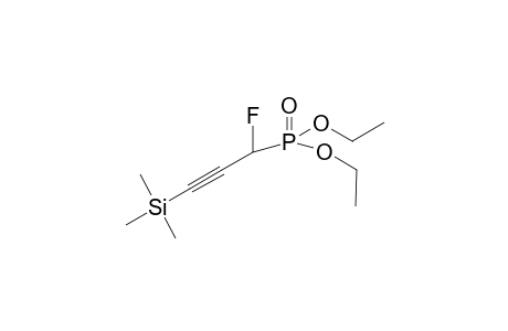 Diethyl 1-fouoro-3-(trimethylsilyl)-2-butynephosphate