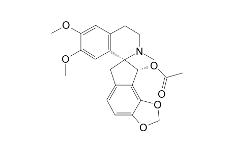 (7S,8R)-3',4',6,8-Tetrahydro-6',7'-dimethoxy-2'-methyl-2'H-spiro[indeno[4,5-d][1,3]dioxole-7,1'-isoquinolin]-8-yl Acetate
