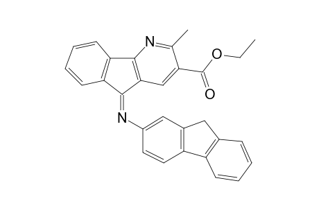 Ethyl (5Z)-5-(9H-fluoren-2-ylimino)-2-methyl-5H-indeno[1,2-b]pyridine-3-carboxylate