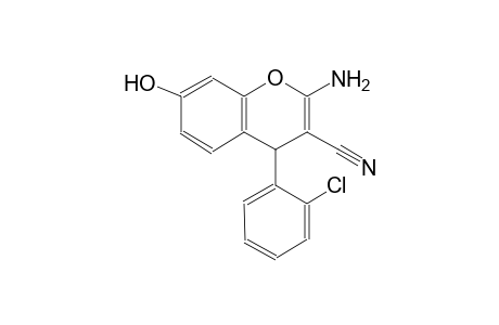 4H-1-benzopyran-3-carbonitrile, 2-amino-4-(2-chlorophenyl)-7-hydroxy-