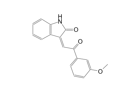 (3Z)-3-[2-(3-methoxyphenyl)-2-oxoethylidene]-1,3-dihydro-2H-indol-2-one