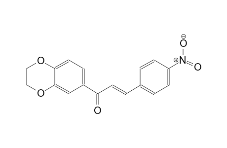 (2E)-1-(2,3-Dihydro-1,4-benzodioxin-6-yl)-3-(4-nitrophenyl)-2-propen-1-one