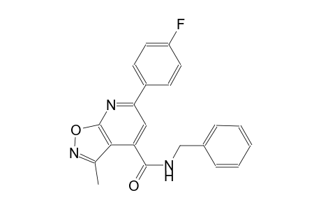 isoxazolo[5,4-b]pyridine-4-carboxamide, 6-(4-fluorophenyl)-3-methyl-N-(phenylmethyl)-