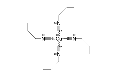 Tetrakis(propylisocyanato) copper(I) cation