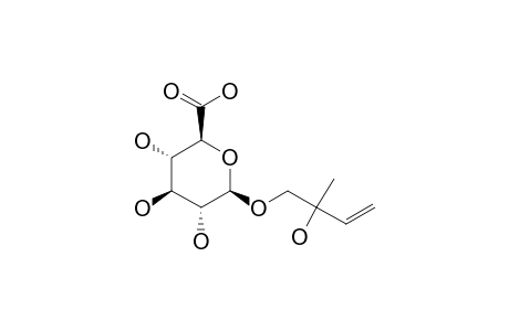 2-METHYL-3-BUTEN-1,2-DIHYDROXY-1-O-BETA-D-GLUCURONIDE