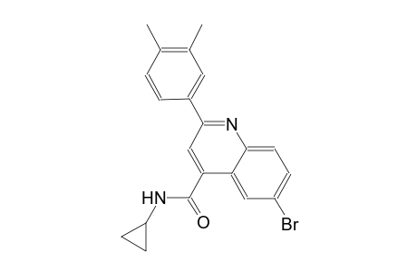 6-bromo-N-cyclopropyl-2-(3,4-dimethylphenyl)-4-quinolinecarboxamide