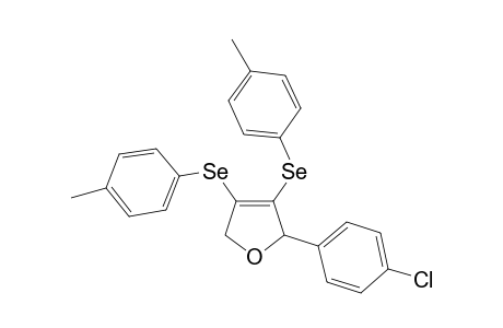 2-(4-Chlorophenyl)-3,4-bis(p-tolylselanyl)-2,5-dihydrofuran