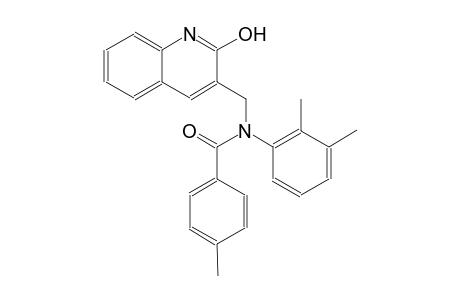 N-(2,3-dimethylphenyl)-N-[(2-hydroxy-3-quinolinyl)methyl]-4-methylbenzamide