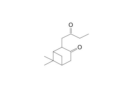 Bicyclo[3.1.1]heptan-3-one, 6,6-dimethyl-2-(2-oxobutyl)-, (stereoisomer 2)