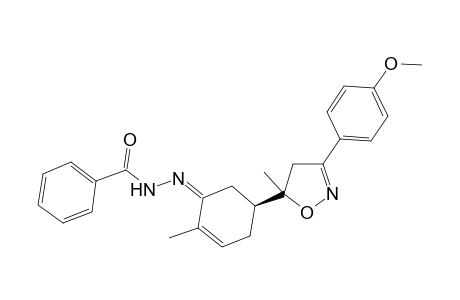 Benzoic acid, N'-[5-[4,5-dihydro-3-(4-methoxyphenyl)-5-methyl-5-isoxazolyl]-2-methyl-2-cyclohexenyliden]hydrazide