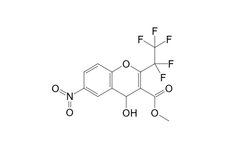 Methyl 4-hydroxy-6-nitro-2-(pentafluoroethyl)-4H-chromene-3-carboxylate