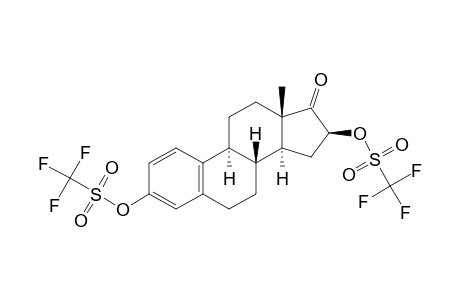 3,16.beta.-Bis[[(trifluoromethyl)sulonyl]oxy]estra-1,3,5(10)-trien-17-one