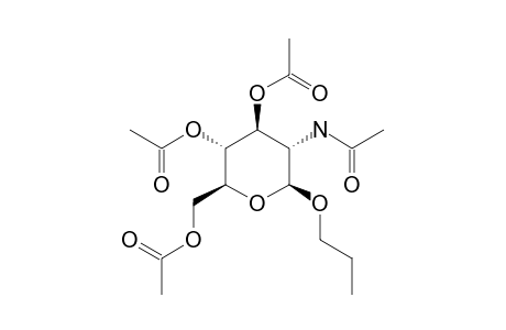 PROPYL-2-ACETAMIDO-3,4,6-TRI-O-ACETYL-2-DEOXY-BETA-D-GLUCOPYRANOSIDE