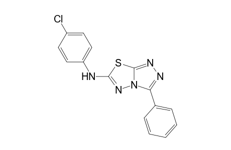 6-(4-Chlorophenyl)amino-3-phenyl-1,2,4-triazolo[3,4-b]1,3,4-thiadiazole