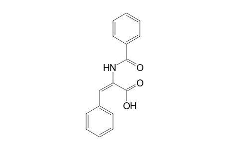 2-Propenoic acid, 2-(benzoylamino)-3-phenyl-