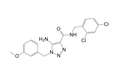 1H-1,2,3-triazole-4-carboxamide, 5-amino-N-[(2,4-dichlorophenyl)methyl]-1-[(3-methoxyphenyl)methyl]-