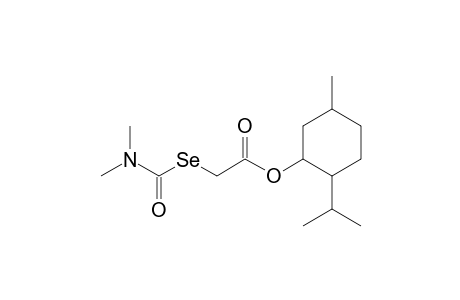 L-Menthyloxycarbonylmethyl N,N-Dimethylselenocarbamate