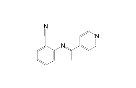 2-[[1-(4-Pyridinyl)ethylidene]amino]benzonitrile