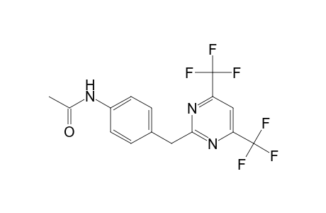 2-(4-Acetamidophenylmethyl) 4,6-ditrifluoromethyl pyrimidine