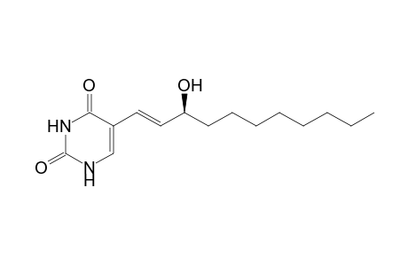 5-(3'-Hydroxy-1'-undecenyl)uracil