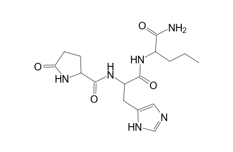 L-Norvalinamide, 5-oxo-L-prolyl-L-histidyl-