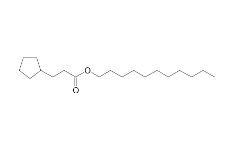 3-Cyclopentylpropionic acid, undecyl ester