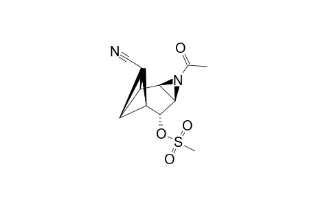 DL-(1-ALPHA,6-ALPHA,7-ALPHA)-8-ACETYL-6-(METHYLSULFONYLOXY)-(Z)-8-AZATETRACYCLO-[5.1.0.0(2,4).0(3,5)]-OCTAN-3-CARBONITRILE