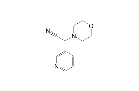 Morpholino-(3-pyridyl)-acetonitrile