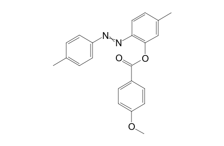 (E)-5-Methyl-2-(p-tolyldiazenyl)phenyl 4-Methoxybenzoate