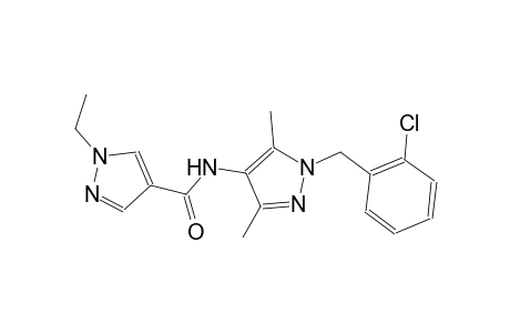 N-[1-(2-chlorobenzyl)-3,5-dimethyl-1H-pyrazol-4-yl]-1-ethyl-1H-pyrazole-4-carboxamide